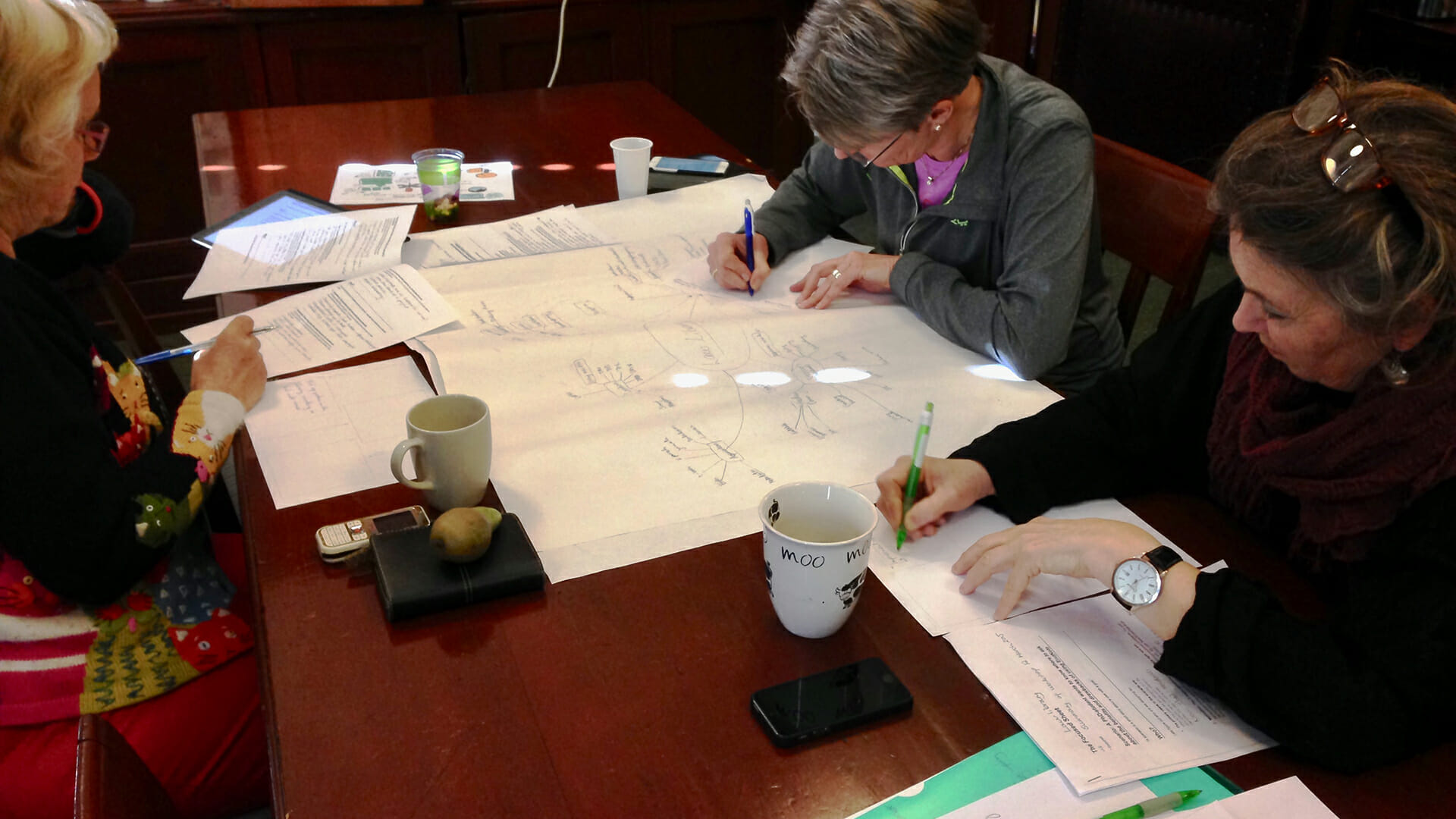 Focused Sheet in use