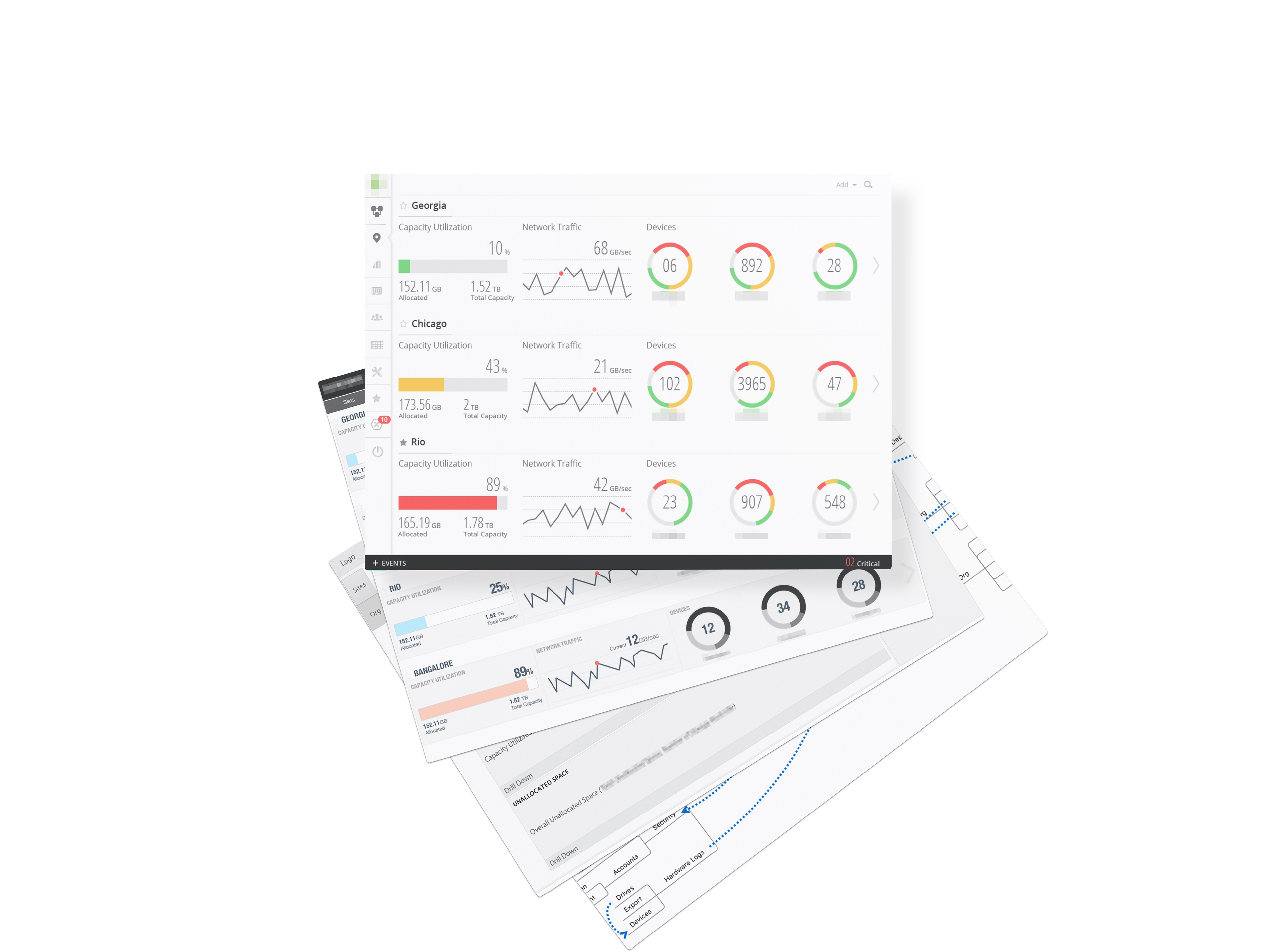 Enterprise cloud storage application process