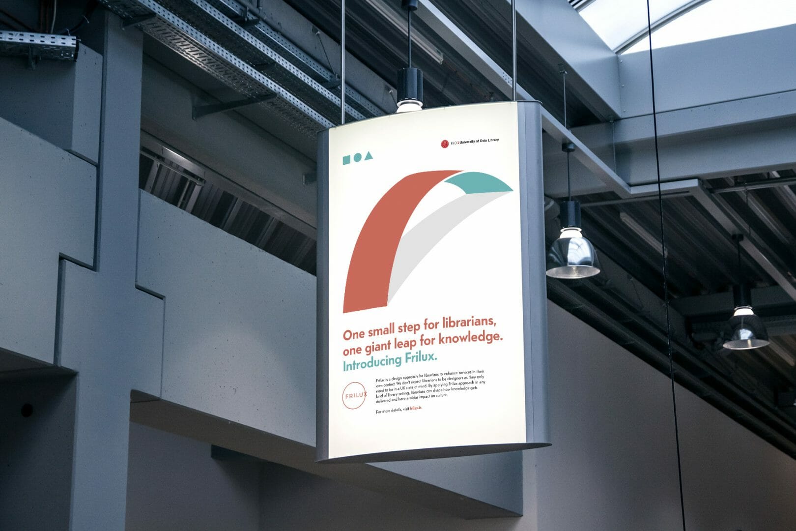 Indoor poster mockup